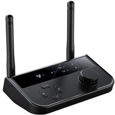 Wireless Bluetooth 5.3 Adapter - Long Range Transmitter Receiver for TV Stereo