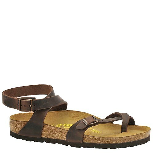 BIRKENSTOCK Yara Size 8 Dark Brown Nubuck Women's Comfort Sandals RETAIL  $125 4040714776422 | eBay
