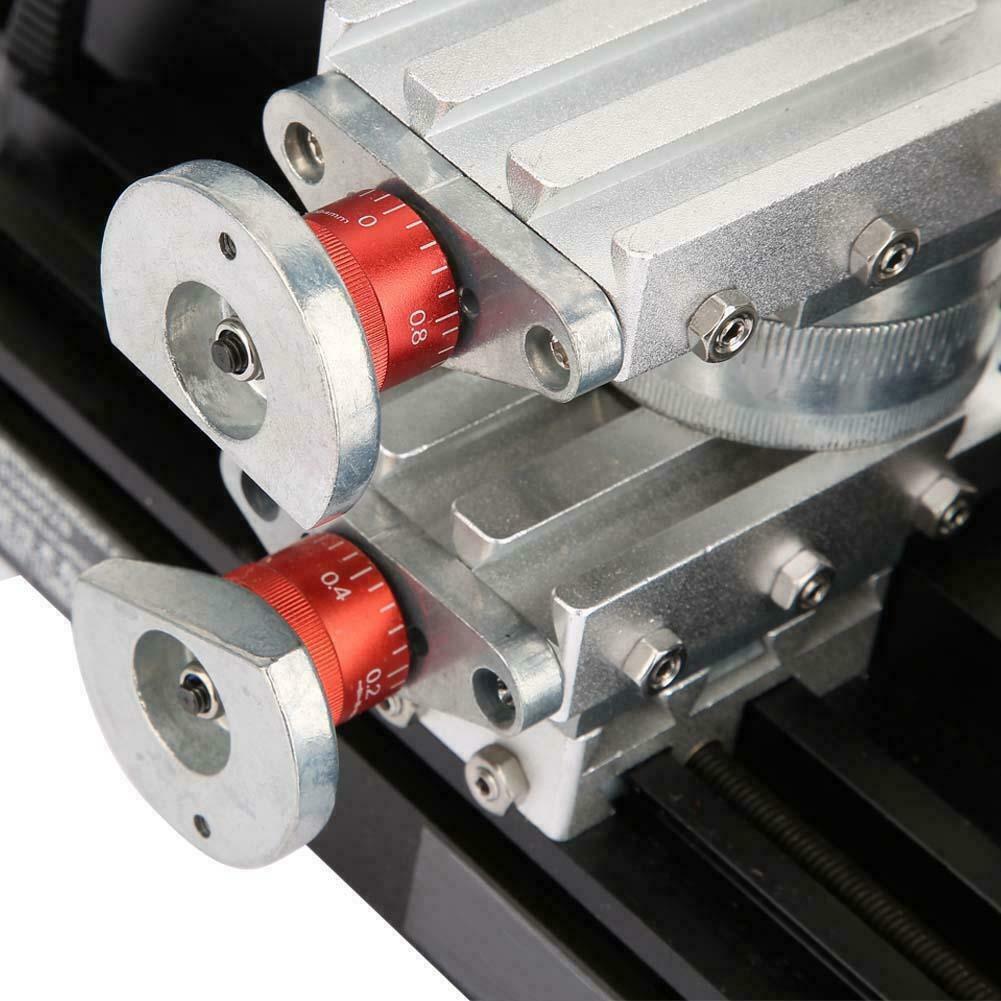 Metal Mini Milling Machine 60W 12000rpm | Horizontal Mill Tool With 3-Jaw Chuck, Divider, US Plug 100-240V For Soft Metals & Wood