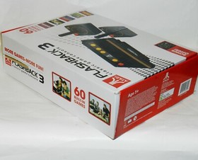 Atari Console Flashback 3 Classic Game Console W/ 2 Controllers 60 Games W/Box