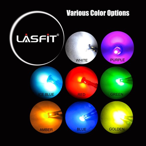 2x Lasfit LED Interior Dome Map Light Bulb Golden Yellow T10 192 194 168 152 158 - Picture 9 of 9