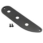 <!--F#f_0-->Musiclily Pro Black Steel 3 Hole Control Plate For Vintage PB Tele Electric Bass<!--F/-->