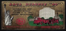 1986 AACA Hershey Dash Plaque Fall Meet Car Show Large Brass Firetruck (#2)