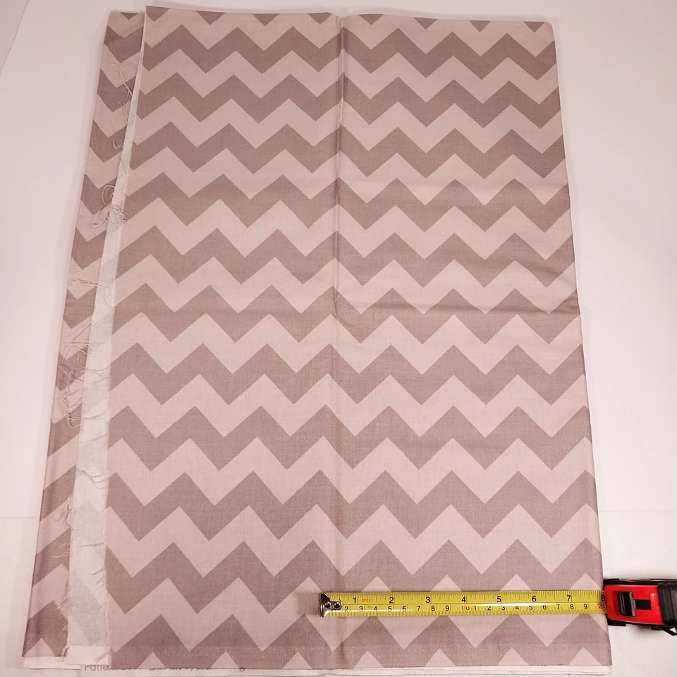 1yd+24" (60" total) Gray Chevron C380 Riley Blake Designs Tonal Geometric Stripe - Image 2 of 4