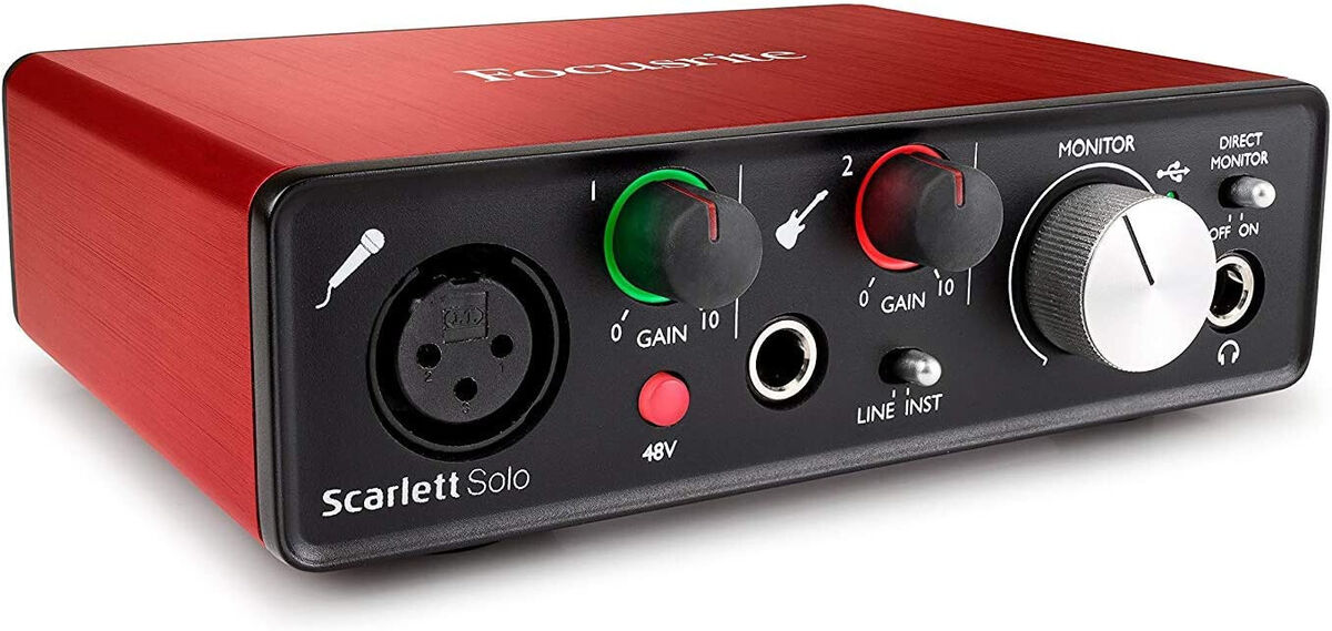 Focusrite Scarlett Solo Studio (2nd Gen) USB Audio Interface Focusrite Scarlett Solo Studio (2nd Gen) USB Audio Interface