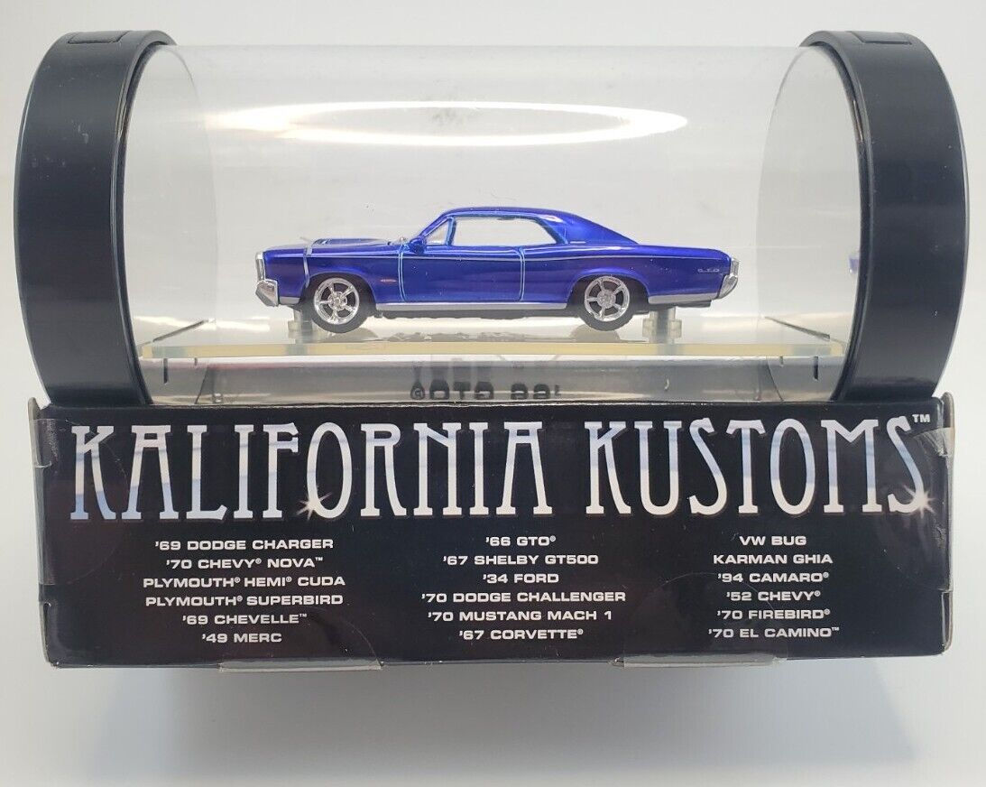 ホットウィール KALIFORNIA KUSTOMS 66 GTO 2005 HOT WHEELS KALIFORNIA KUSTOMS 66 PONTIAC GTO BLUE 1/64