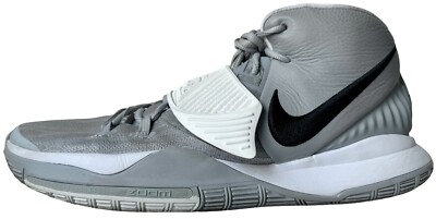 Nike Kyrie 6 TB Team Mens Basketball Shoes Sz 12 Athletic Wolf Grey White Black Nike Kyrie 6 Team Black Wolf Grey for Sale | Authenticity  main image 2