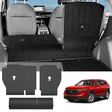 Backrest Mats for Honda CRV 2025 2024 2023 Car Mat Accessories, All Weather T...