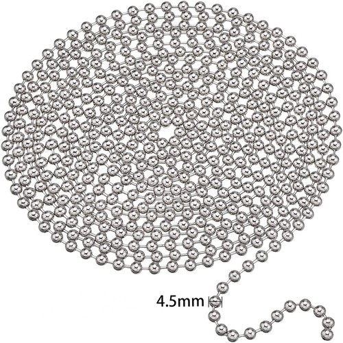 Stainless Steel Continuous Pre-Looped Chain For Roller Blinds Curtain-1/5 Meter - Picture 13 of 16