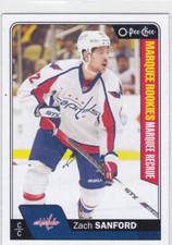 16/17 OPC..ZACH SANFORD...MARQUEE ROOKIES..# 673..CAPITALS..FREE COMBINED SHIP