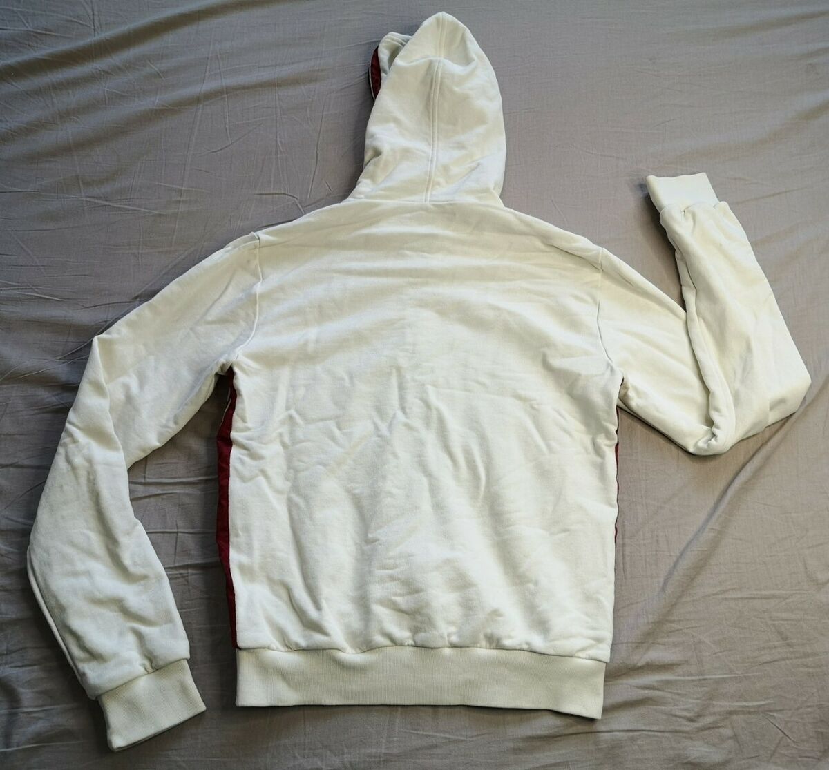 Dolce & Gabbana D&G Men's White Sport Side Stripe Full Zip Dolce & Gabbana D&G Men's White Sport Side Stripe Full Zip