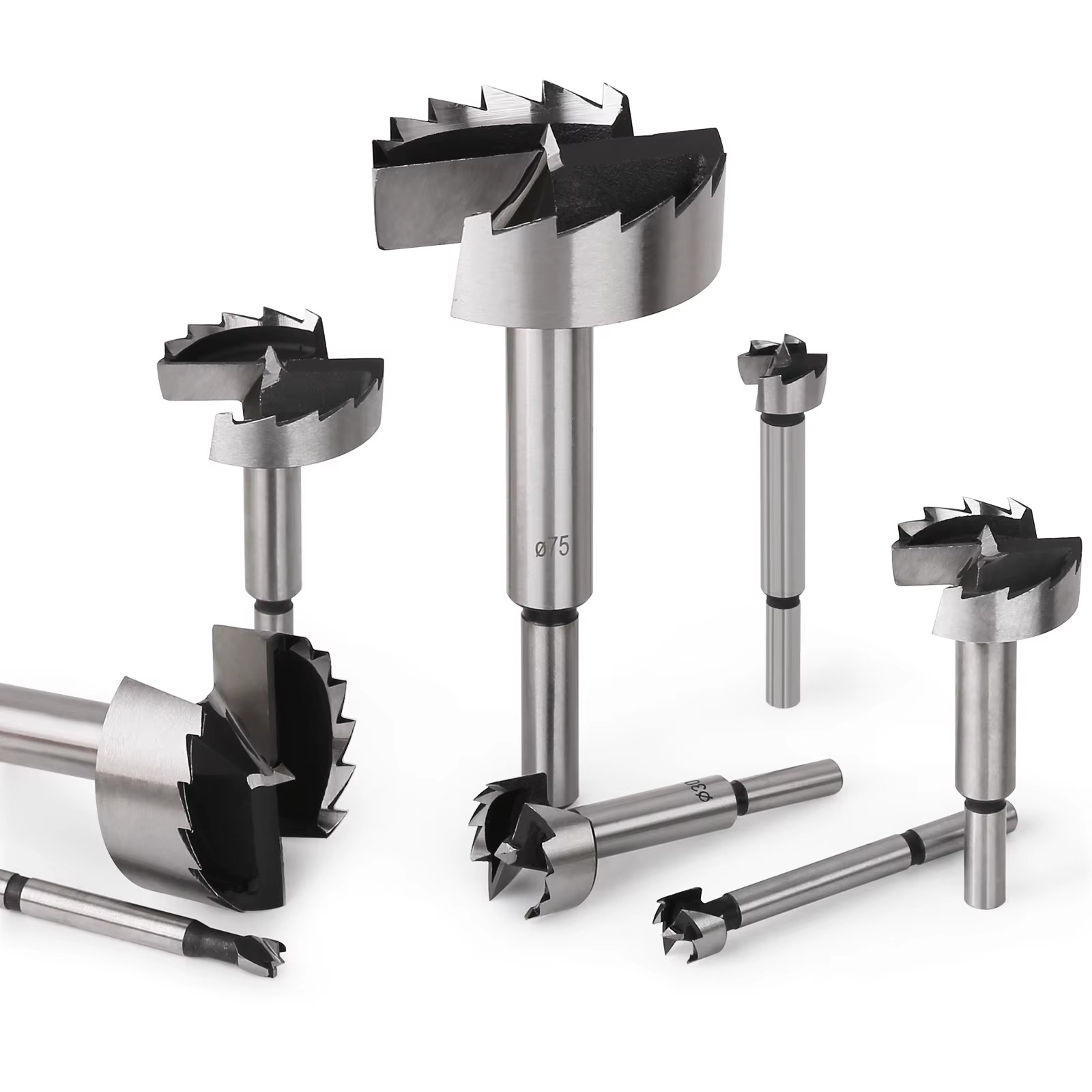 1Pc 6Mm-100Mm Forstner Woodworking Tools Hole Saw Hinge Boring Drill Bits round 