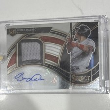 2021 Panini Select Rookie Jersey Auto #/299 Bobby Dalbec Red Sox RJA-BD