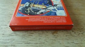 INTELLIVISION SPACE BATTLE COLOR MANUAL RED EARLY RELEASE BOXED