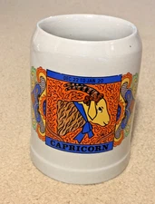 GERZ GERMAN BEER MUG CAPRICORN W GERMANY VINTAGE