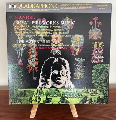 Handel, Royal Fireworks Music, Water Music, English Chamber Orch, Somary, LP EX