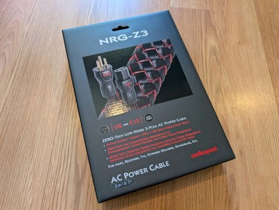 AudioQuest NRG-Z3 Power Cord - 2m (6'7'') - *NEW*