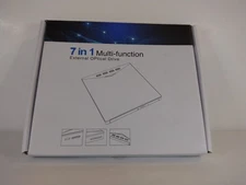 External Optical Drive 7 in 1 Multi-Function 5V 4 Hub |  Open Box
