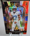2025 Panini Select Football Black and Red Shock Jarquez Hunter #119