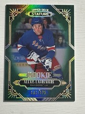 2020-21 Stature Hockey Alexis Lafreniere Rookie Green Parallel 162/175 Rangers