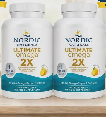 #ad 3 Pack Nordic Naturals Ultimate Omega 2X 180 Soft Gels – Extra Strength $46.50