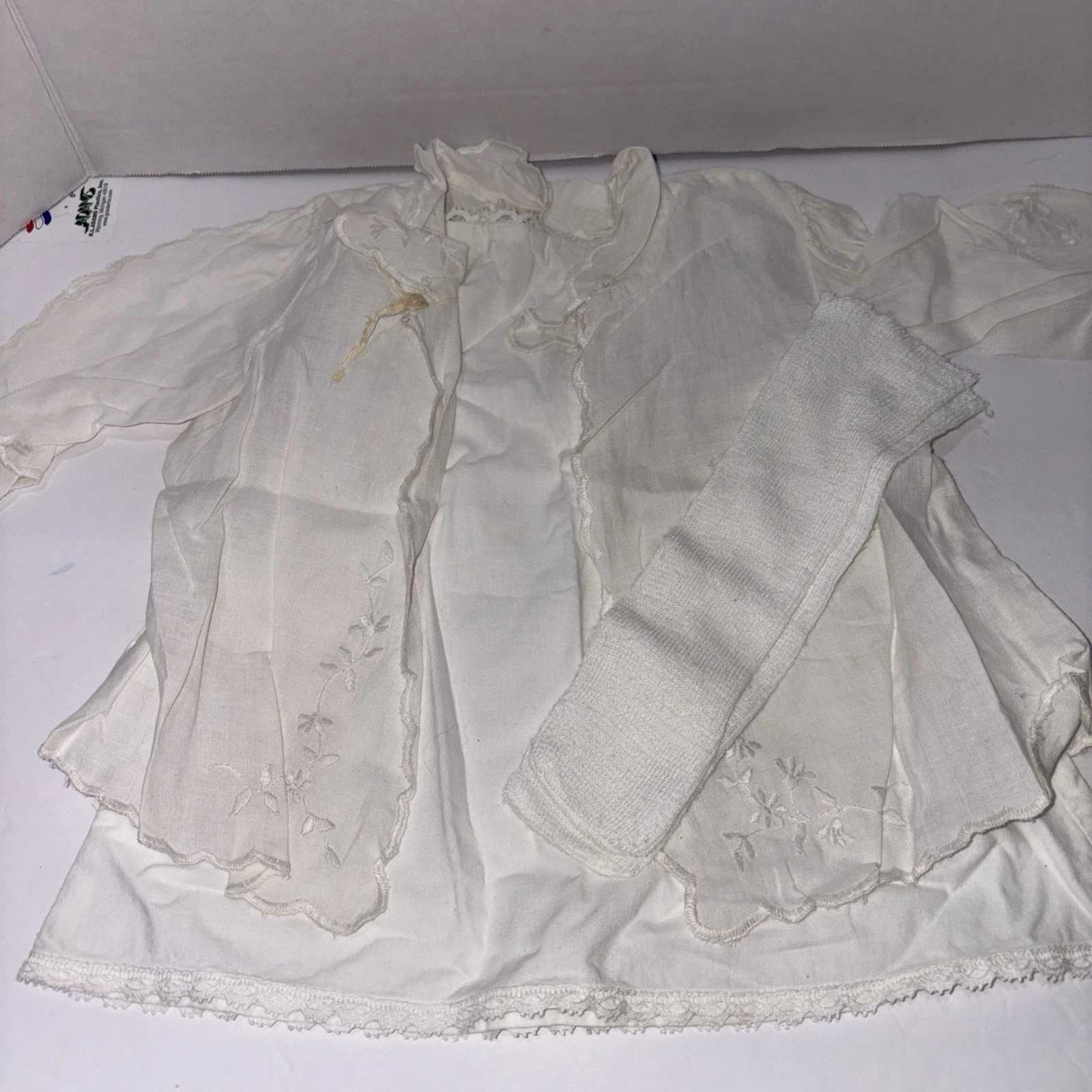 Lot 1920's-30 s Baby Clothes Antique Vintage Baby Dress Slips 4 Pc
