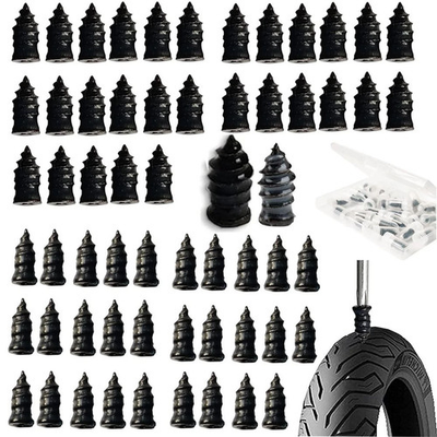 #ad 60Pcs Rubber Tire Nail Repair Kit Screw In Tire Plugs for Car Truck SUV Van $11.99