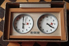 Ruhla Gardé Schachuhr Chess Clock DDR GDR with sales bill included [TESTED]