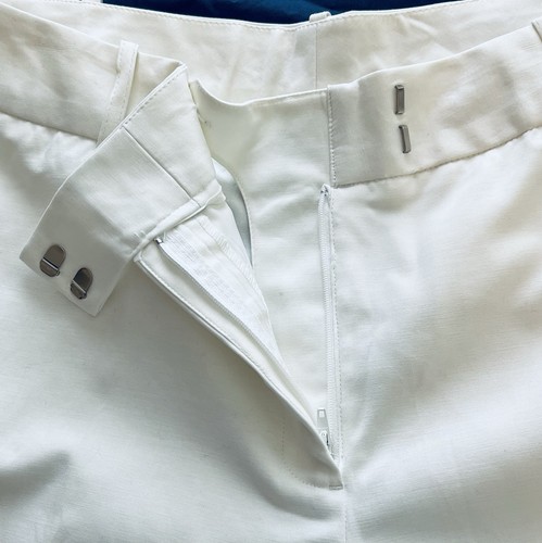 Worthington Women Modern Fit Straight Leg Trouser Pants White Career NWT 18 - Picture 10 of 17