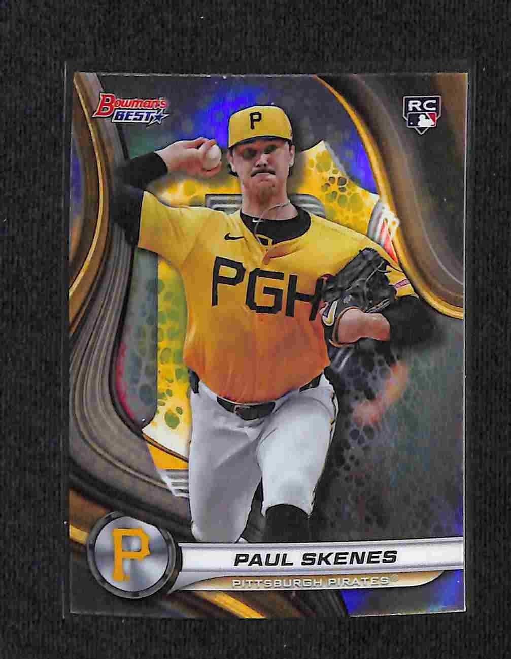 2024 Bowman's Best - Paul Skenes #53 Chrome Refractor (RC) Pirates