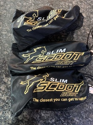 Scoot Boot Hoof Boots, Slim, Black New Pick Size Single.