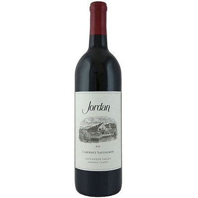 1 Bottle of Wine-Red Jordan Cabernet Sauvignon 2018 750 ml Sonoma County 13.8%