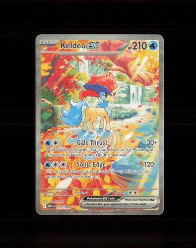 2025 Pokemon White Flare Keldeo ex 167/086 Holo NM