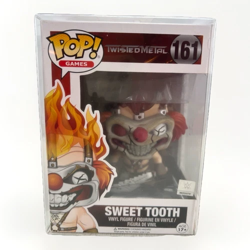 Funko Pop! :Twisted Metal - Sweet Tooth 161 - WWE Sticker Error Protective Cover