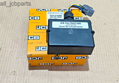 GENUINE JCB  TELEHANDLER - RELAY BOX P.C.B STEER MODE (PART NO. 704/21600)