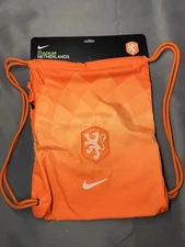Nike Sport Netherlands Stadium BA5467-820 Orange Drawstring Bag Gym Sack 55