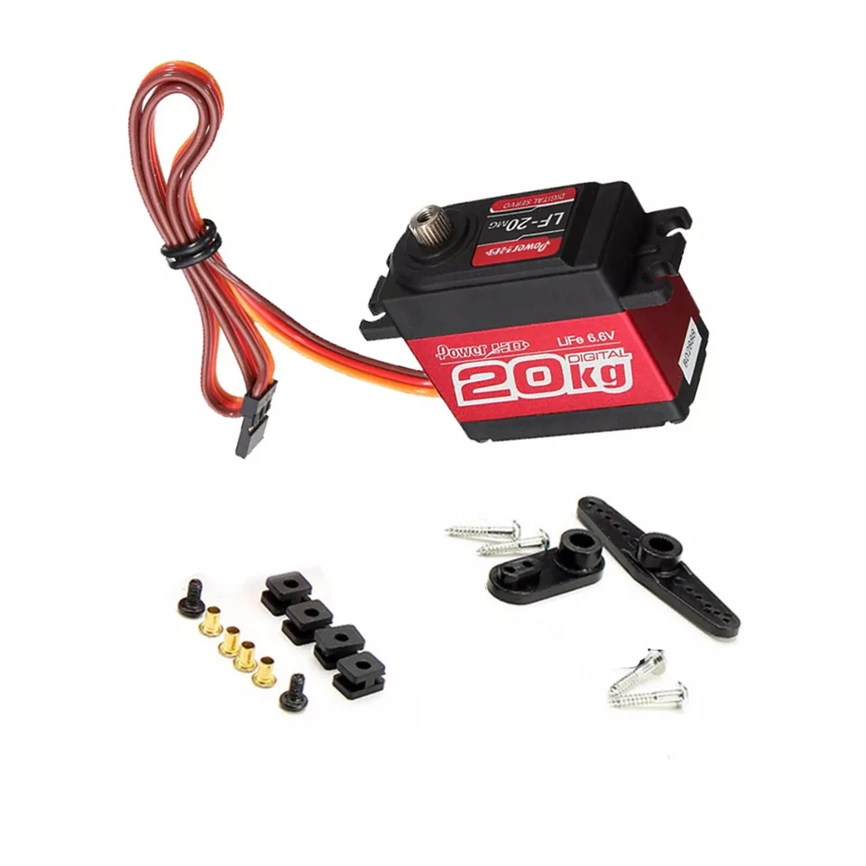 Power HD LF-20MG 20KG High Torque Digital Servo For Hobby 1/10 1/8 RC Car - Image 4 of 4