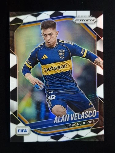 2025-26 Panini Prizm FIFA ALAN VELASCO Soccer Ball Boca Juniors #178
