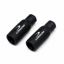 Longoni Pool Cue Tip Silicone Protector Cover Black 2-pack for 11.8-12.8 mm tips