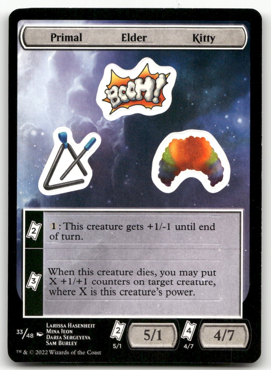 Primal Elder Kitty #33 (NM) Unfinity UNF Magic MTG