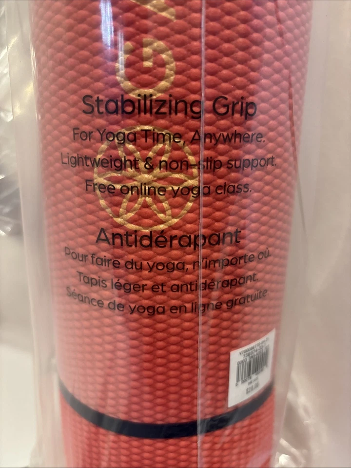 Estera de yoga Gaiam rosa Foto 3 de 4