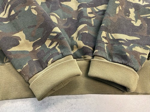 Superdry Vintage Logo Panel Green Camo Hoodie—Medium - Picture 3 of 10