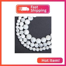 AD Beads Natural Matte Frosted Gemstone Round Spacer Loose Beads 4mm 6mm 8mm 10m