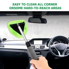 Windshield Cleaning Tool Kit Extendable Car Window Glass Wiper Cleaner Brush Pad