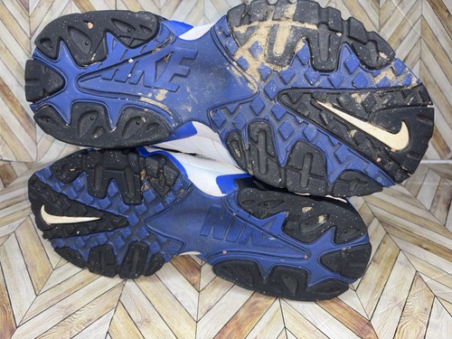 1996 Nike Air Slant Mid White Black Royal Blue Sz 13 Men Shoe Vintage. - Bild 14 von 14