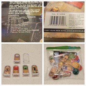 PARTS INCOMPLETE 2001 LEGO BIONICLE Quest For Makuta Adventure Game No. 31390