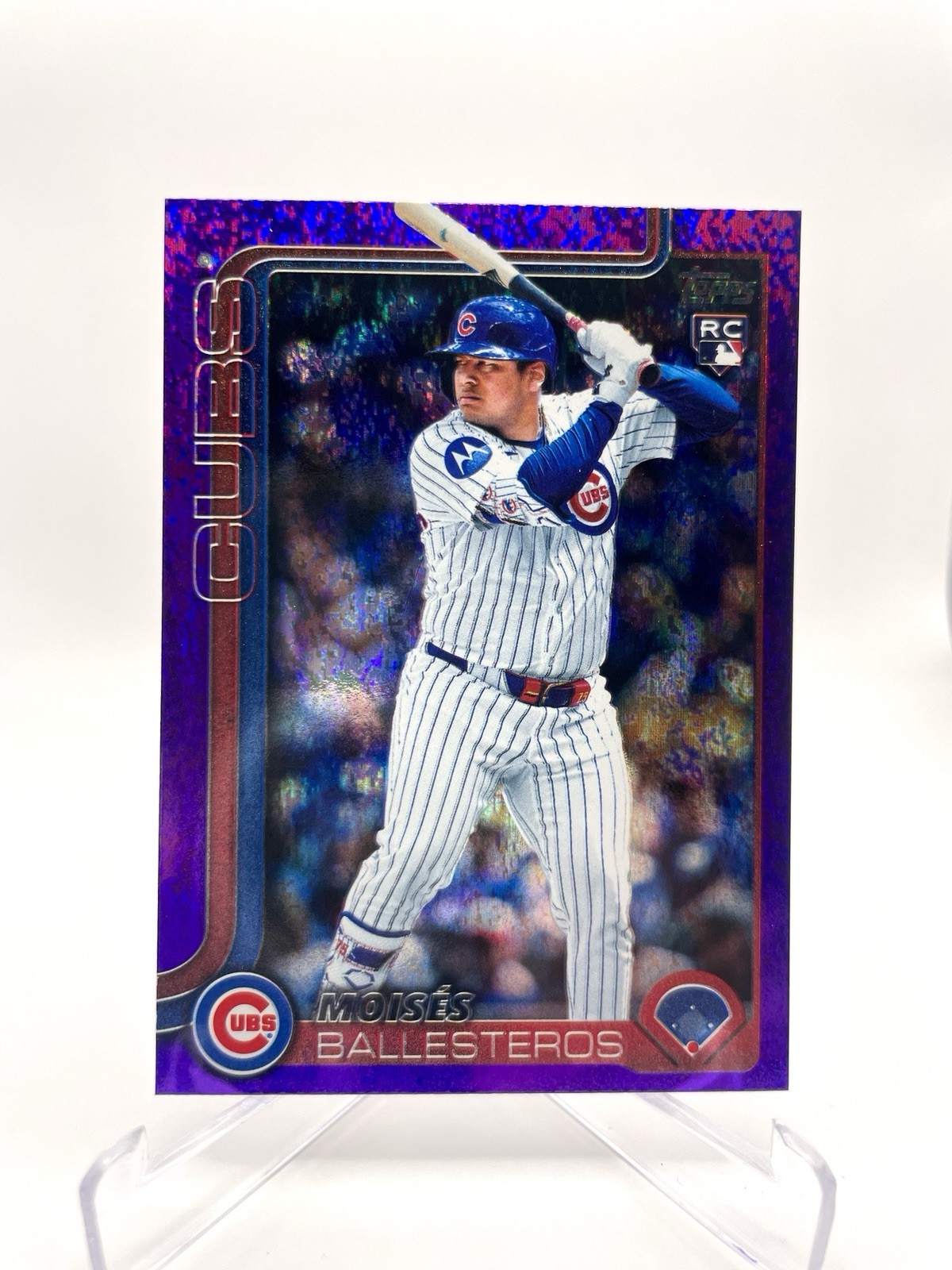 Moises Ballesteros 2025 Topps Update Purple HoloFoil /250 Rookie RC Card #US262