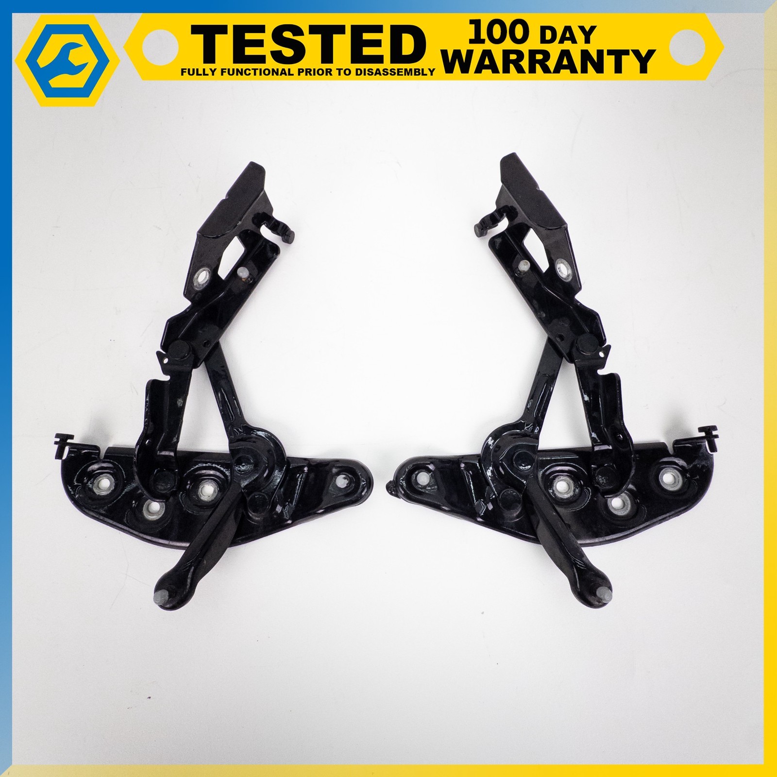 03-13 BENTLEY CONTINENTAL GT FLYING SPUR LEFT & RIGHT HOOD HINGE SIDE SET OEM