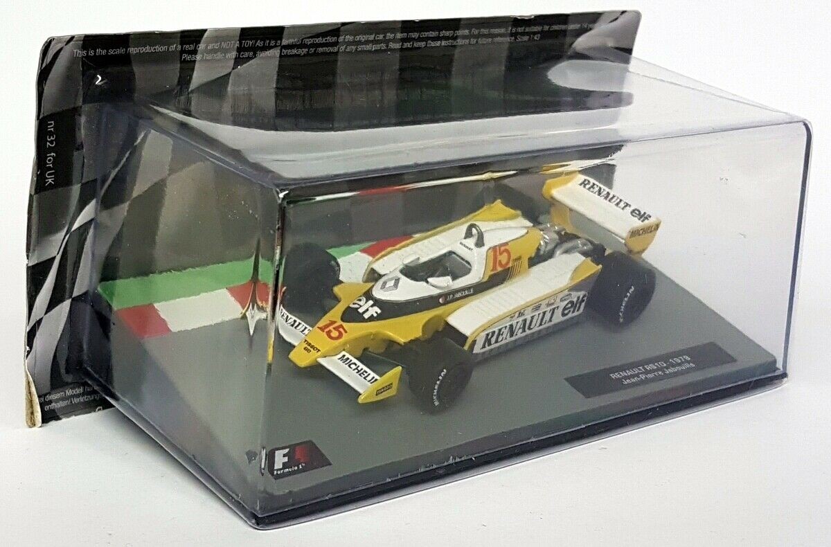 Atlas 1/43 Scale - 32 Renault RS10 1979 J.P Jabouille Diecast Model F1 Car