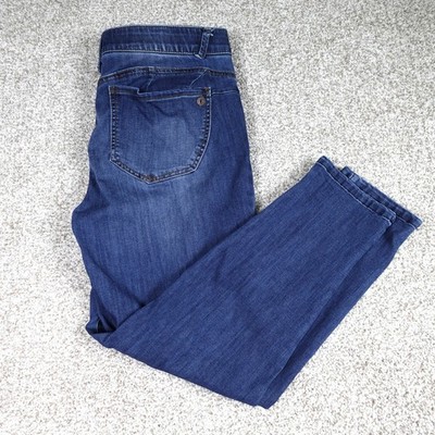 Democracy Absolution Ankle Skimmer Womens 16 Dark Wash Blue Denim B1593F9P2